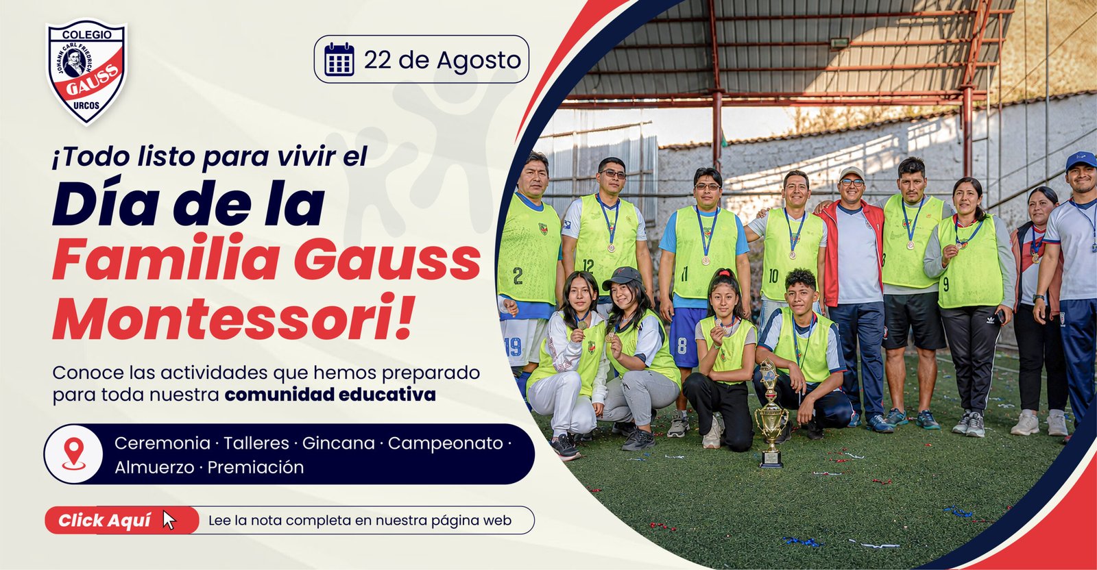 Nos preparamos para vivir el Día de la Familia Gauss Montessori